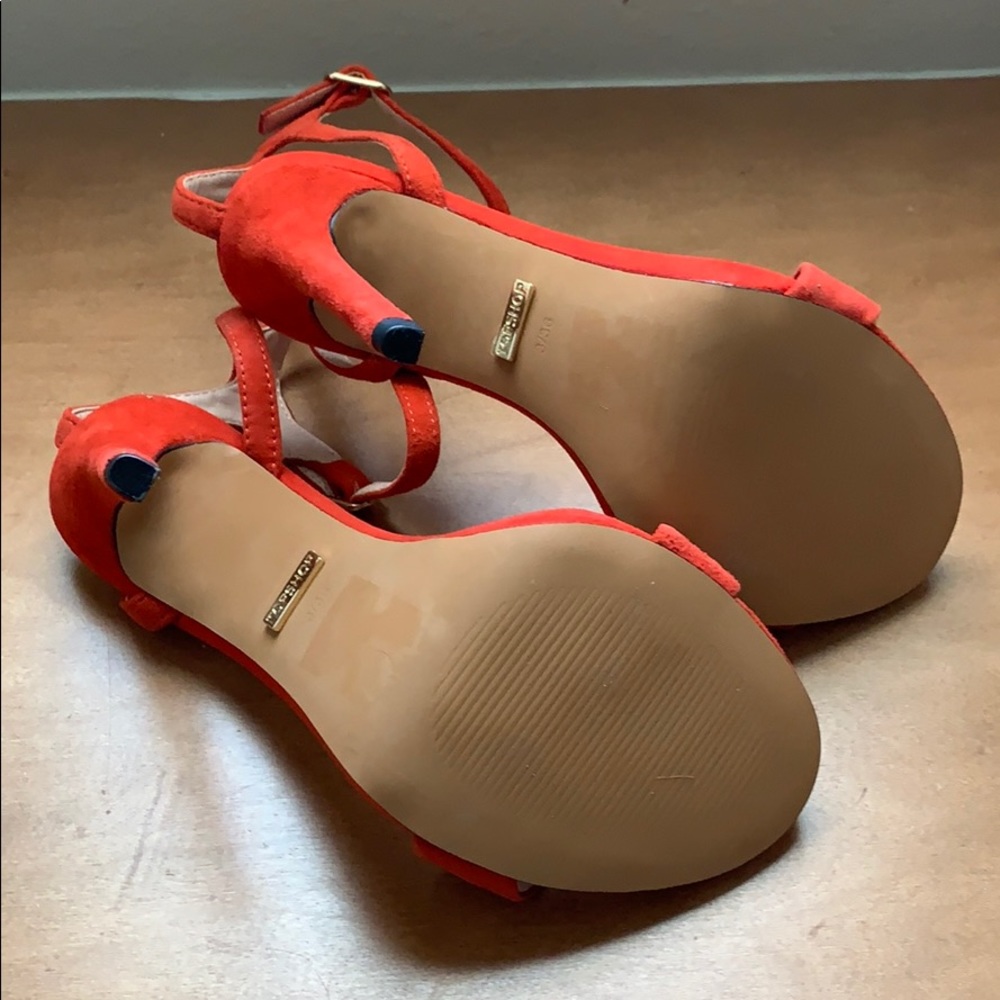 ❤❤ Topshop heels size 6 color orange - Picture 4 of 4
